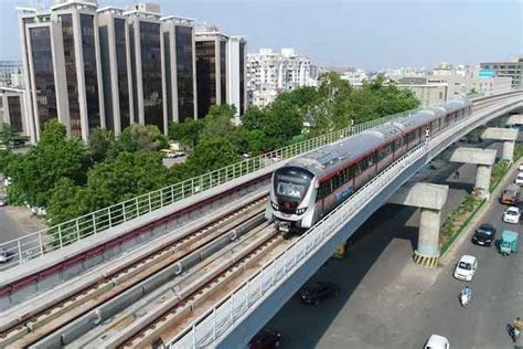 gmrc opens 32 km phase 1 corridors of ahmedabad metro rail project metro rail today