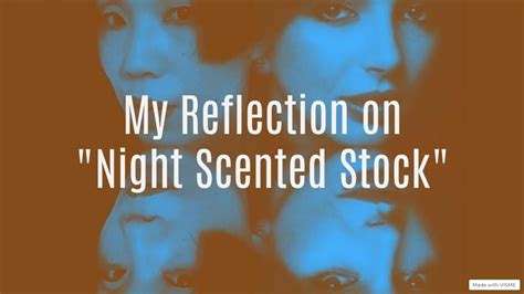 My Reflection On My Kate Bush Cover Of Night Scented Stock Youtube
