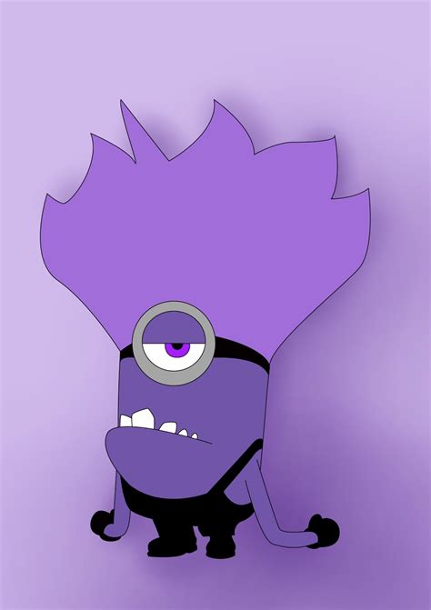 How To Draw Purple Minion From Despicable Me Draw Central