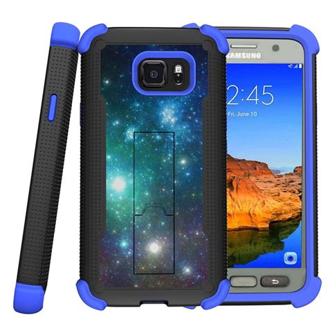 Samsung Galaxy S7 Active Case S7 Active Blue Silicone Case Shockwave