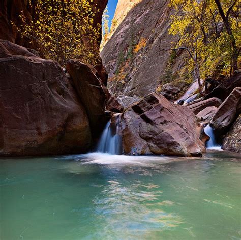 Orderville Canyonzion National Parkwaterfall Photo By Stan Rose