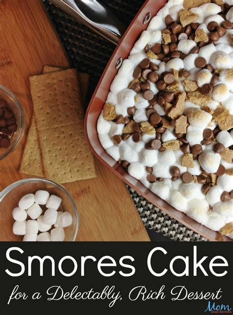 Smores Cake Recipe For A Delectably Rich Dessert Recipe Smores