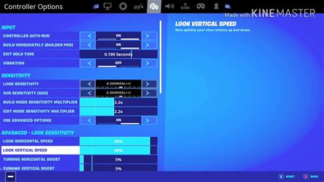 My Fortnite Settings Xbox And Keyboard Mouse YouTube