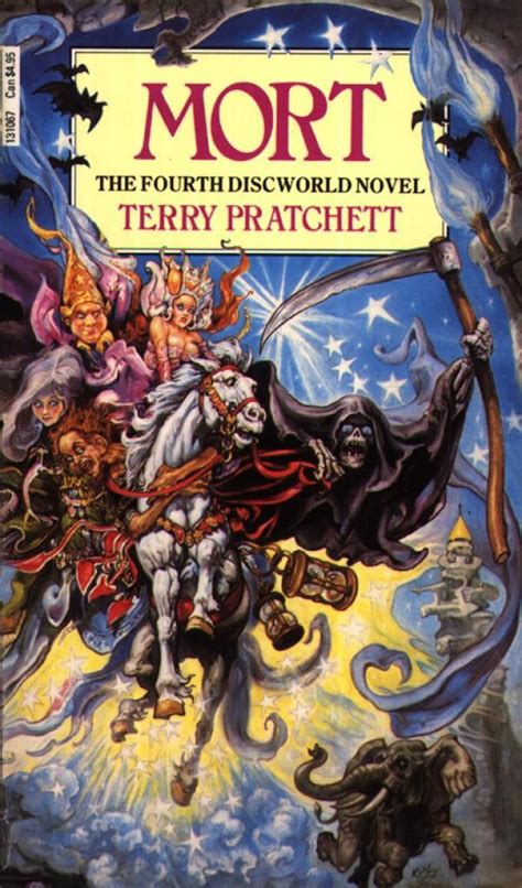 Mort By Terry Pratchett Josh Kirby Cover Art Terry Pratchett Books