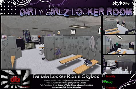 Second Life Marketplace Db Dirty Girlz Locker Room