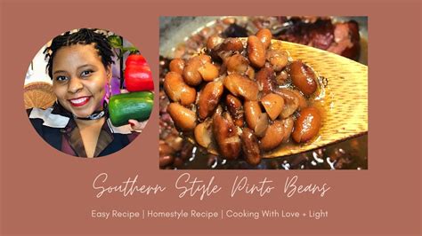 southern style pinto beans with smoked turkey leg youtube