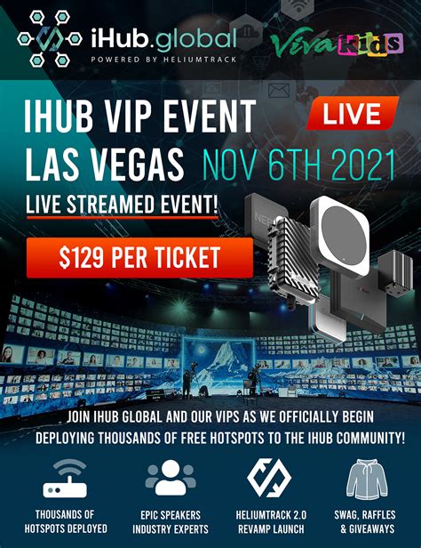 Ihub Global Events Ihub Live Vip Event Las Vegas