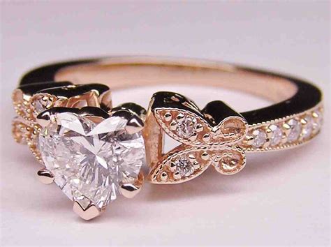 Rose Gold Wedding Rings For Women Wedding And Bridal Inspiration