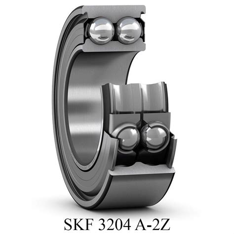 Stainless Steel Skf 3204 A 2z Double Row Angular Contact Ball Bearing