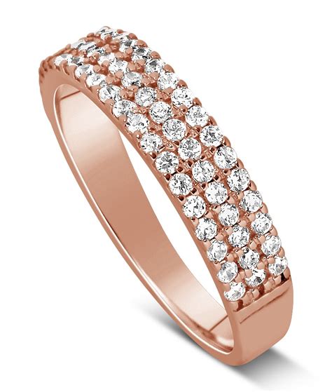 Https://tommynaija.com/wedding/3 Row Diamond Wedding Ring