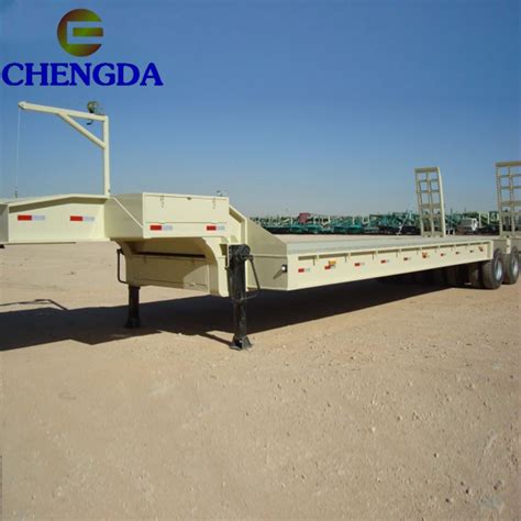 China Lowboy Trailer 25 Ton Manufacturers And Factory Price Sinotruck
