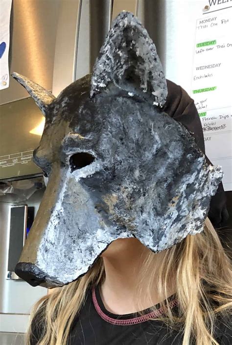 Wolf Mask Ultimate Paper Mache