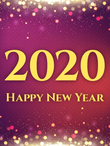 Results, notifications, halltickets, entrance exam dates @ schools9.com Shiny Purple Happy New Year Card 2020 | Birthday & Greeting Cards by Davia