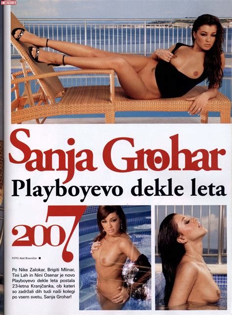 Sanja Grohar Desnuda En Playboy Magazine Slovenia