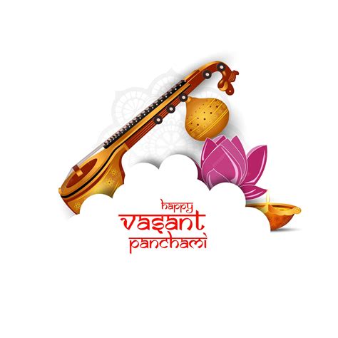 Premium Vector Happy Vasant Panchami Background Vector