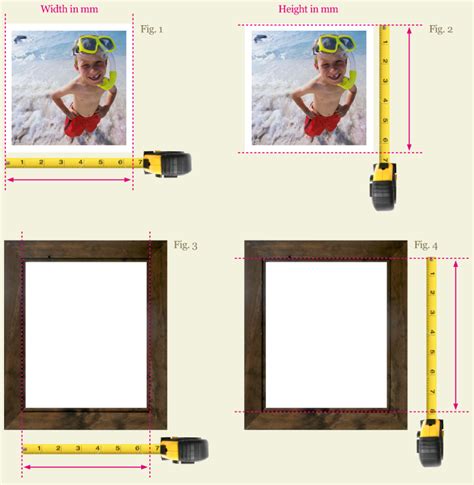 When you make a miter cut on a board that is 1 3/4 wide, the inside edge of the board is about 1 3/4 shorter than the outside edge. Measuring a photo correctly | FrameStudio