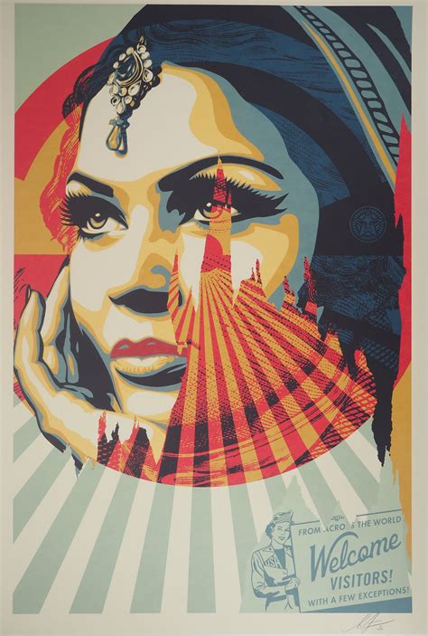 Shepard Fairey Obey Giant Target Exceptions Signed Etsy