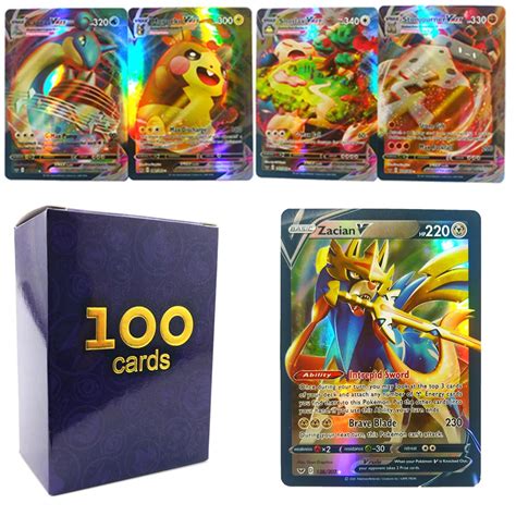 Rp Pokemon Card Gx Vmax Tag Team Up To 100 Pcs Collectible Card In English Version Action Gadget