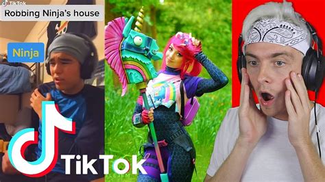 Reacting To Fortnite Tik Toks And Trying Not To Laugh