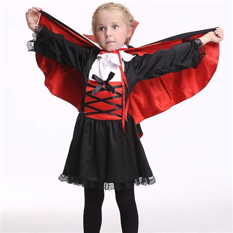 Buy Halloween Costume For Kids Autumn Girl Vampire
