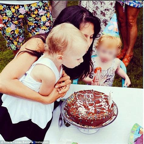 hilaria baldwin shares touching snapshots from daughter carmen s birthday party daily mail online