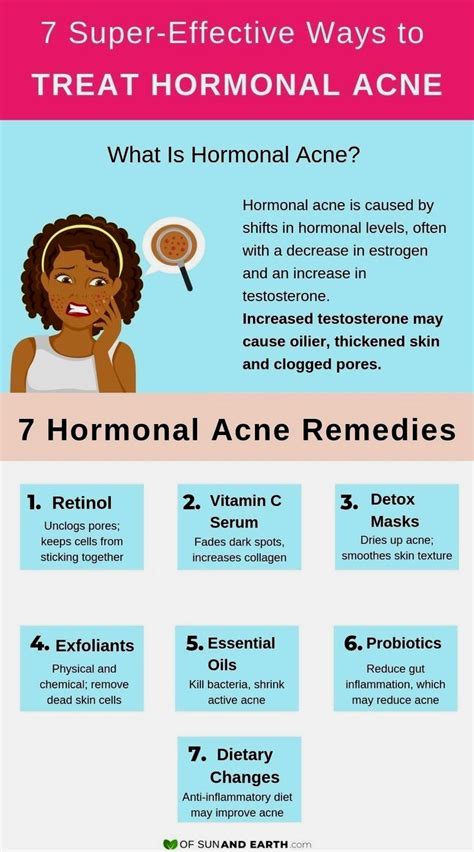 7 Super Effective Ways To Treat Your Hormonal Acne Of Sun And Earth