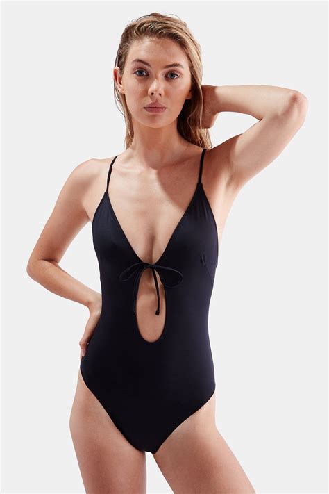 the kelsey solid and striped one piece fashion