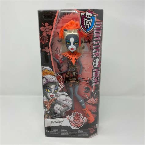 Monster High Ghouls Getaway Doll Meowlody Daughter Of Werecat 2015