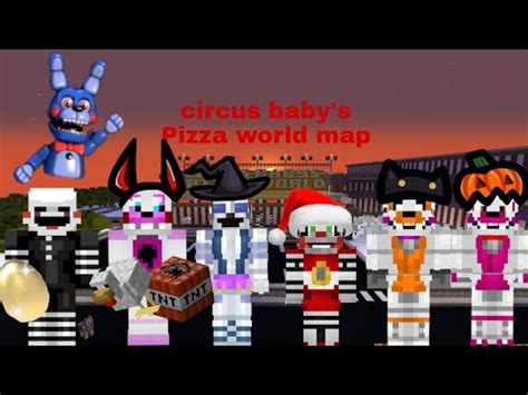 My Circus Baby S Pizza World Map YouTube