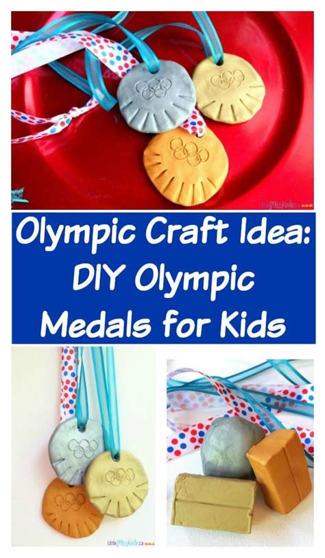 Olympic Crafts For Kids Idea Diy Olympic Medals For Kids The