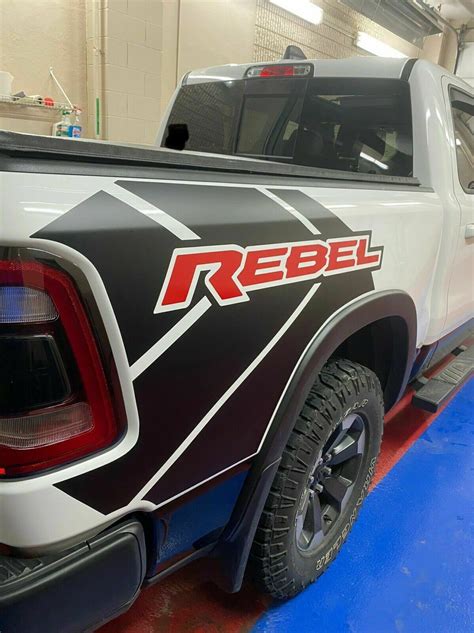 Rebel Stripe Fits 2019 2021 Ram Rebel 4x4 Graphic Decal 3m Etsy