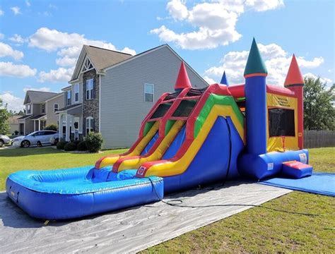 Inflatable Bounce House Water Slide Super Duper Combo Rental Columbia Sc