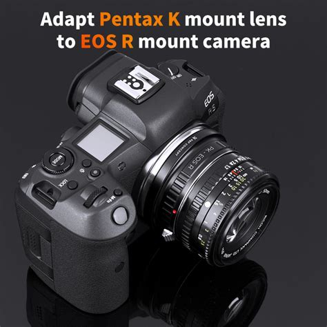 kandf concept m17194 pentax k lenses to canon rf lens mount adapter kandf concept