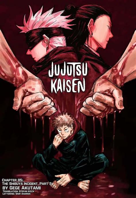 Jujutsu Kaisen Chapter 85 Cover Jujutsukaisen Jujutsu Manga Art