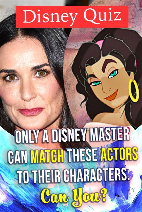 Disney Quiz Can You Match All These Voice Actors To The Disney