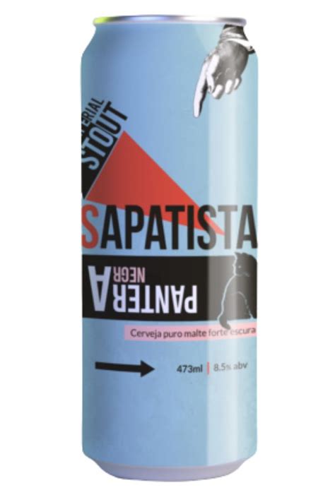 Sapatista Pantera Negra Imperial Stout Lata 473ml Cerveja Viva Boutique Do Cervejeiro