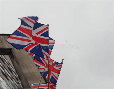 Flag Of The United Kingdom Uk Aka Union Jack Stock Image Image Of