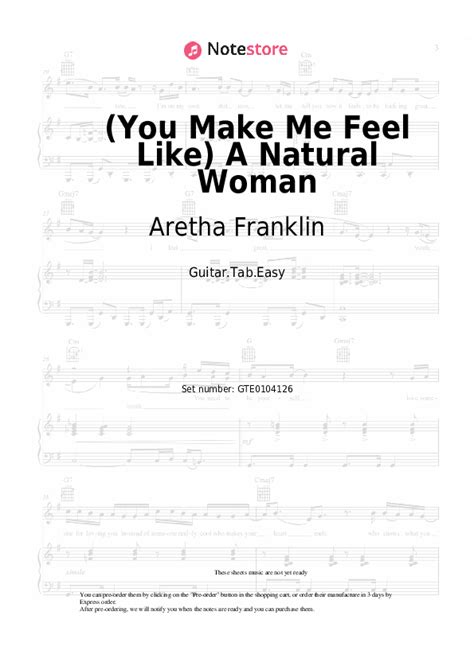 aretha franklin you make me feel like a natural woman sheet music for piano download