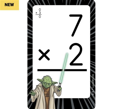Disney Star Wars Multiplication 0 12 Flash Cards Grade 3 5