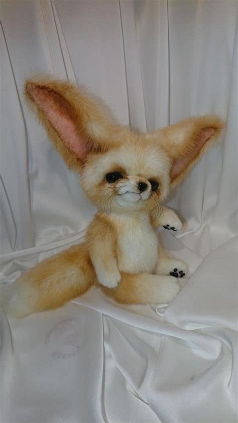 Fennec Fox Ooak Handmade Plush Teddy Toy By Анна Процких Tedsby