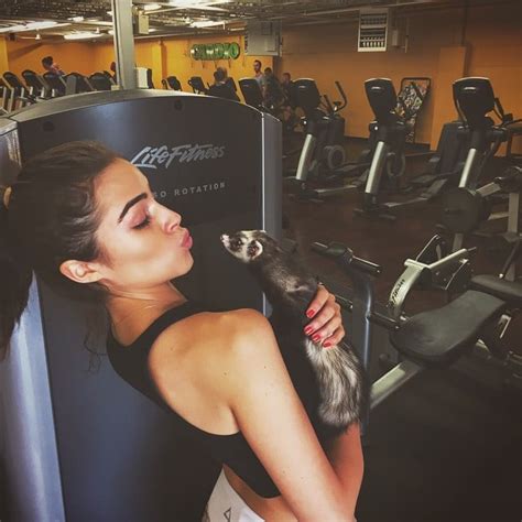 Olivia Culpo Was Greeted By A Furry Friend At The Gym Healthy