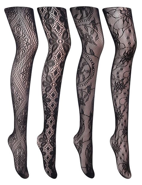 floral patterned tights lena patterns