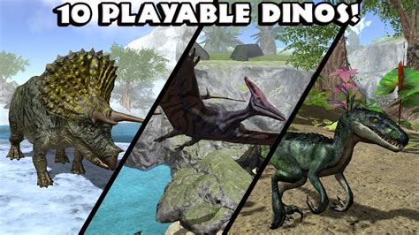 Ultimate Dinosaur Simulator All 10 Playable Animals Demonstration