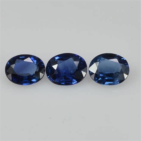 5x4 Mm Natural Calibrated Blue Sapphire Loose Gemstone Oval Etsy