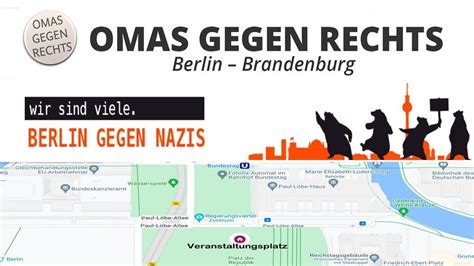 23 Protest Der Omas Gegen Rechts Berlin 260823 Beobachterlive Youtube