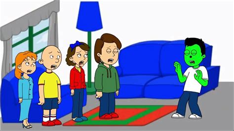 Classic Caillou Gets Grounded Bloopers Youtube