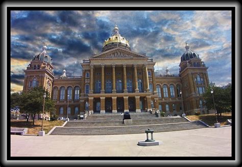 Des Moines ~ Iowa ~ Main Entrance ~ State Capitol Building Flickr