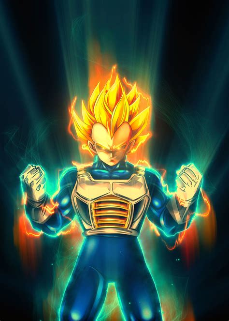 Dragon ball gets 1st new tv anime in 18 years in july (apr 28, 2015). Displate Metalposter Anime Collection | Dragon ball super wallpapers, Anime, Poster prints