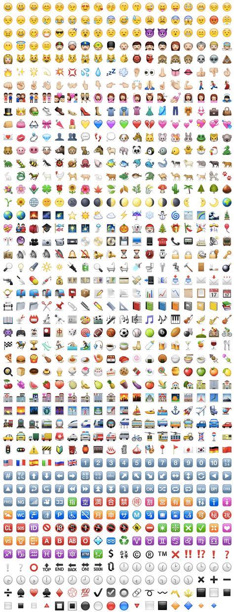 iPhone iPad Mac Whatsapp Emoji Apple Emoji List Эмодзи