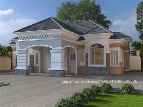 This collection of four (4) bedroom house plans, two story (2 story) floor plans has many models with the bedrooms upstairs, allowing for a quiet sleeping space away from the house activities. Upgrade Your Design With These 17 Of Nigerian House Plan ...